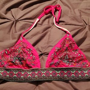 Victoria's Secret Aztec bikini Top Large.